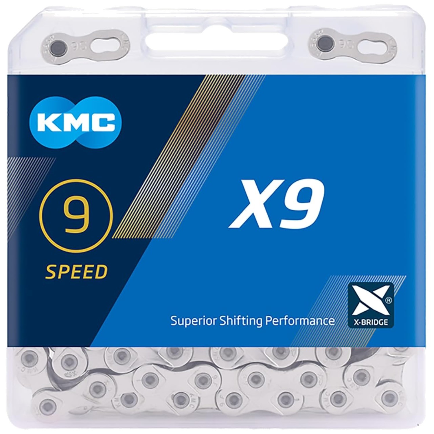 Durable X9 Bike Chain with Bulls-Eye Pin Riveting