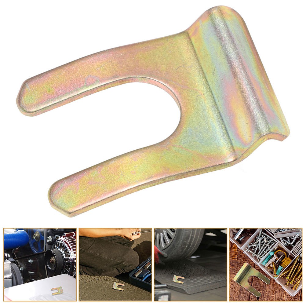 6Pcs Heavy Duty Iron Brake Line Clamps U Shaped Durable Clips for Car Use