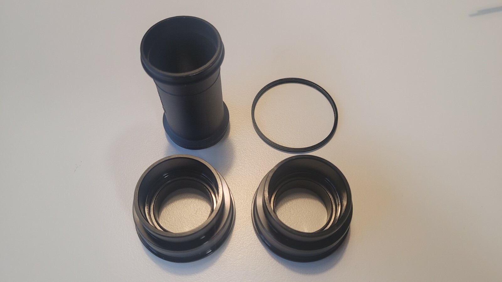 PF Press fit BB86 BB92 Bottom Bracket anodised black alloy cups
