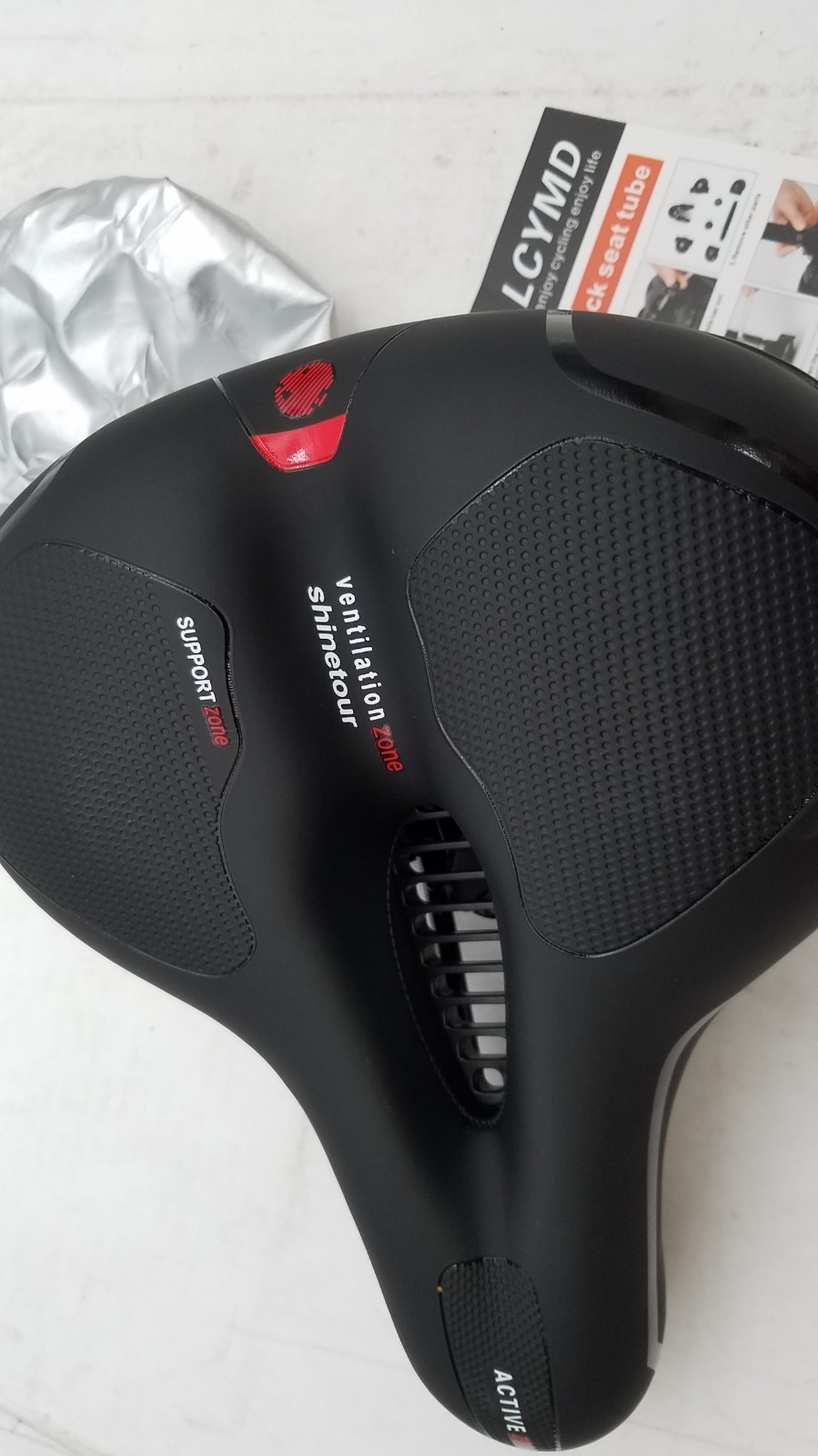 LCYMD Bike Seat. Memory Foam, Waterproof, Saddle Fit.