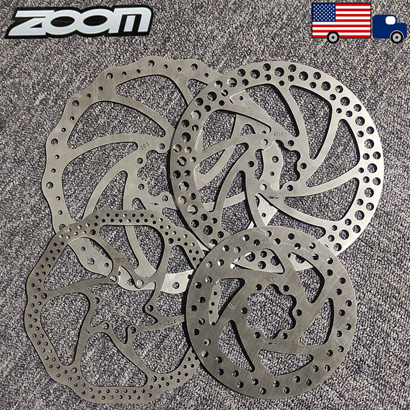 ZOOM MTB Bicycle Rotor 140/160/180/203mm Disc Brake Rotor Stainless Steel 6 Bolt