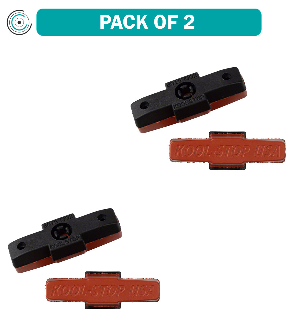 Pack of 2 Kool-Stop Magura HS33 Replacement Brake Pad Inserts – Salmon
