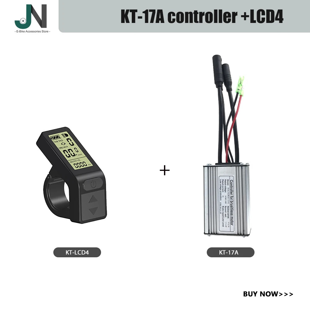 Ebike KT Controller Waterproof 36/48V with LCD Display Throttle Brake PAS Sensor