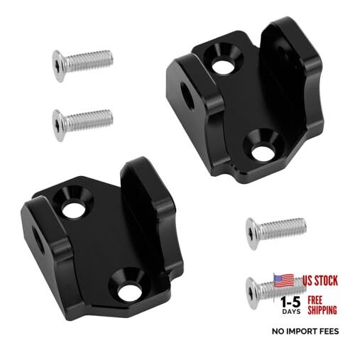 2pcs E-Dirt Bike Foot Pegs Bracket Holder, Dirt Bike Foot Pegs Pedal Bracket
