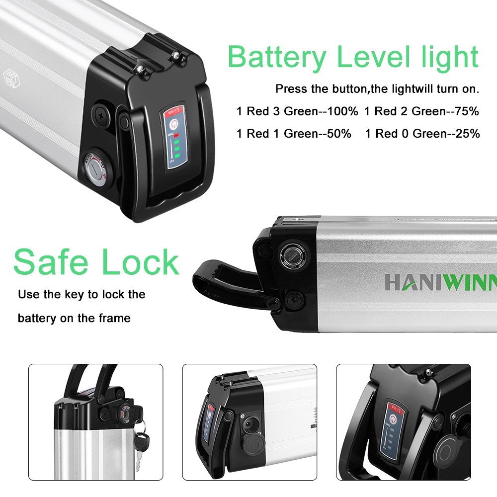E-bike Battery For ANCHEER Gocio Fold24 Fold Electric Pedelec Tube Batteies
