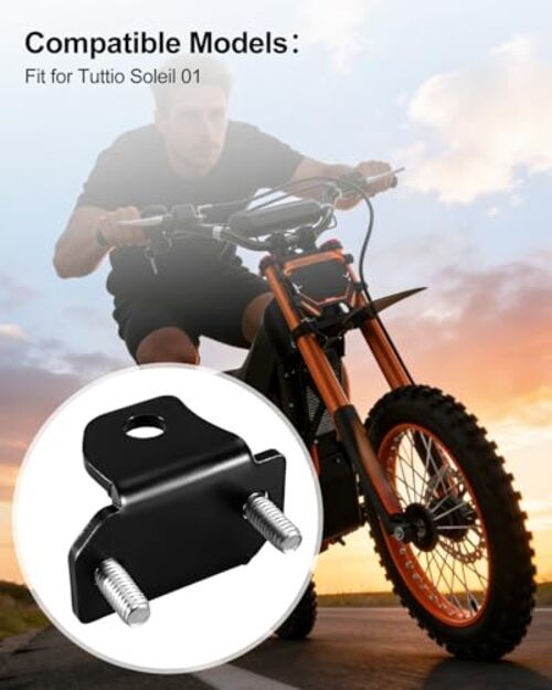 E-Dirt Bike Foot Pegs Bracket Holder Compatible with Tuttio Soleil 01,