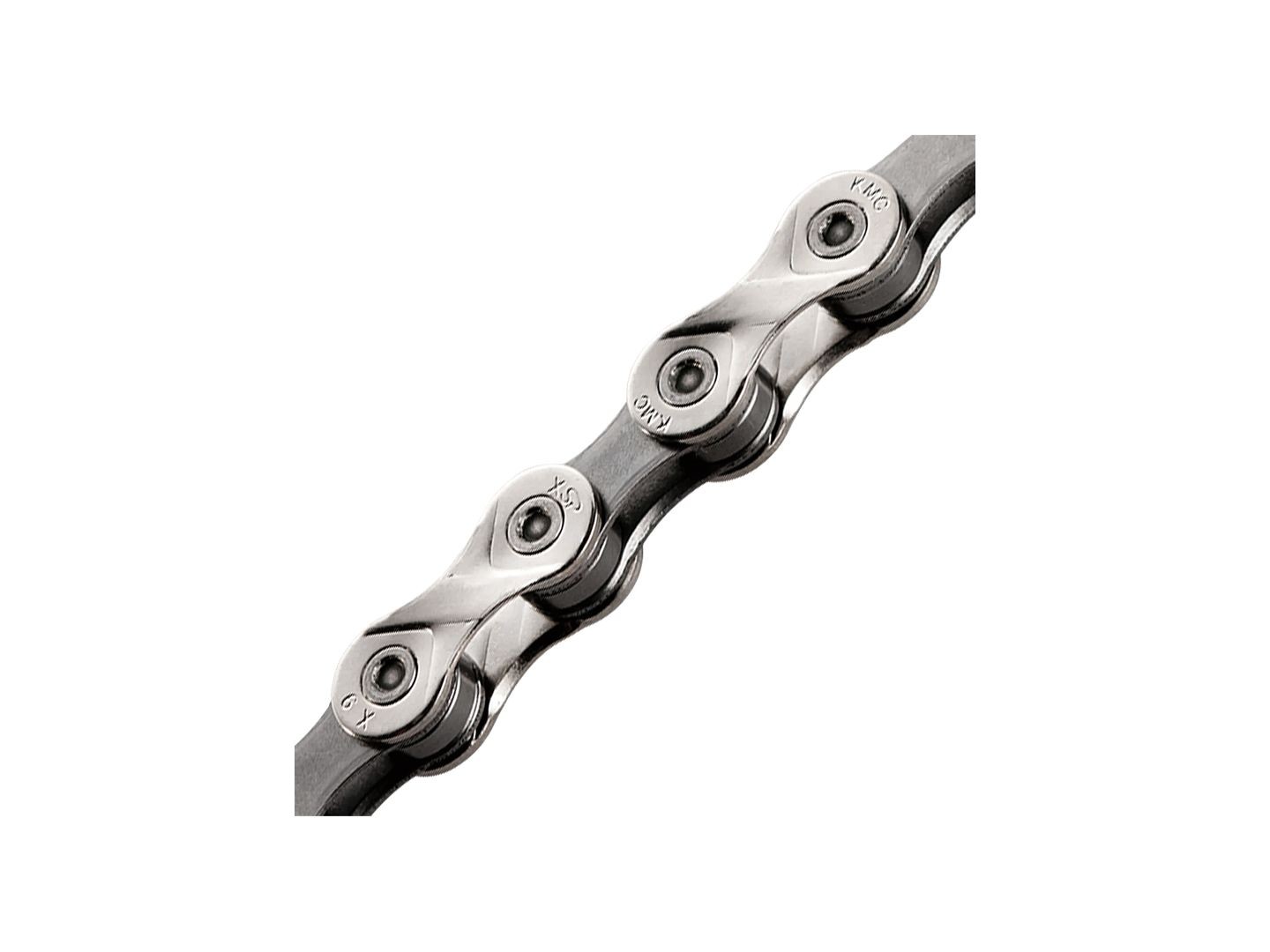 KMC X9 Nickel Plated 9-Speed Chain One size Silver/Grey