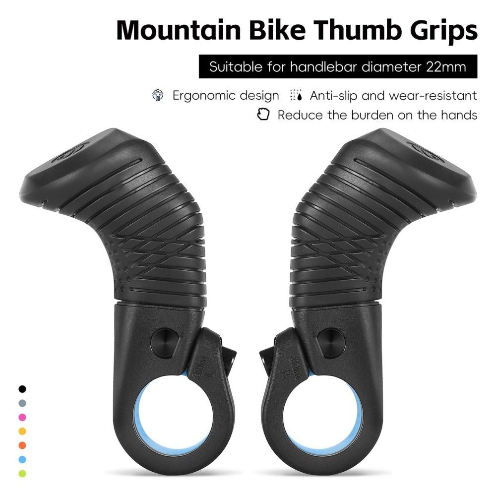 Bike Handlebar Bicycle MTB Bar Pair Rest a Handle Ergonomic Ends U [