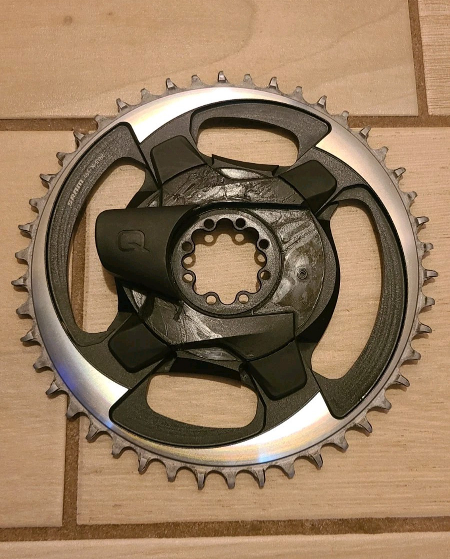 SRAM Red Force Quarq Power Meter Spider + X-Sync 46t Chainring Gravel 12/13 XPLR