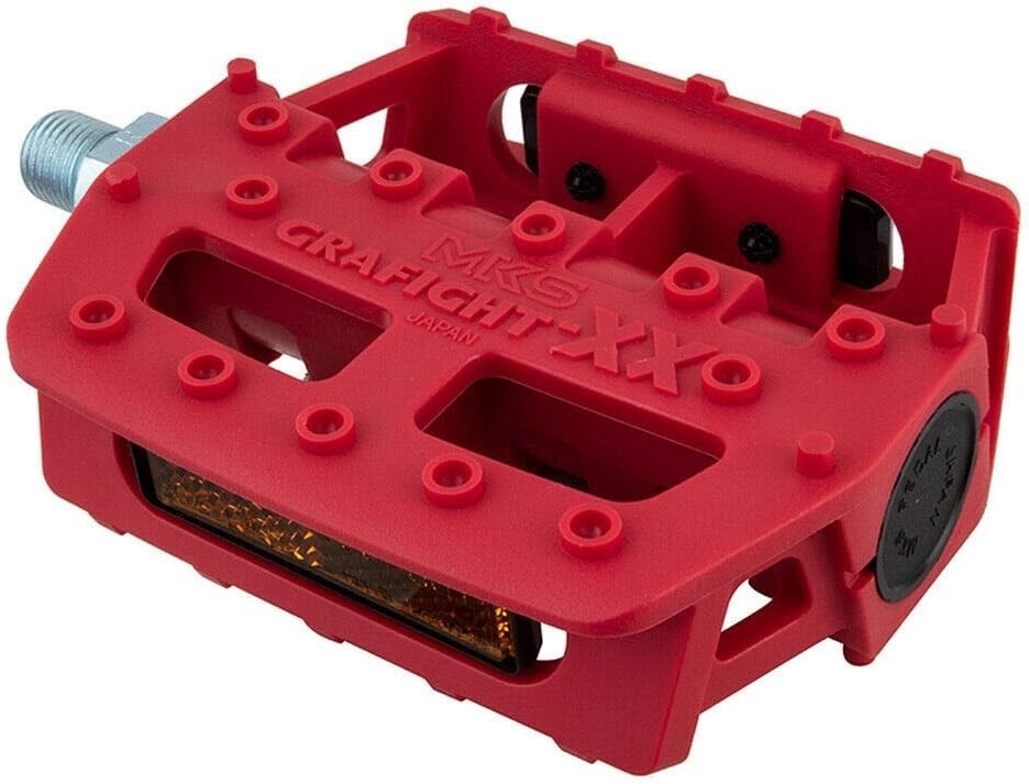 MKS Grafight-XX Pedals 9/16″ Concave Fiberglass/Composite Body from Japan