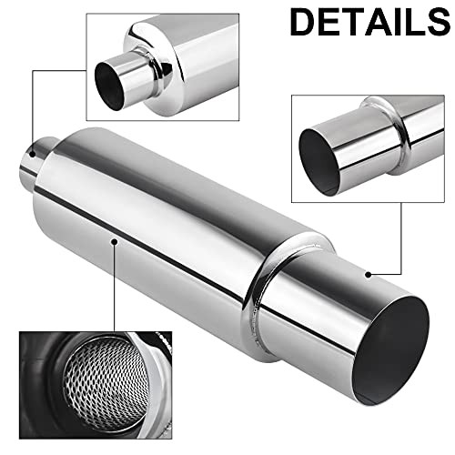 2.5» Inlet 4» Outlet Exhaust Muffler Tip 2.5» inlet 4» outlet Non burnt