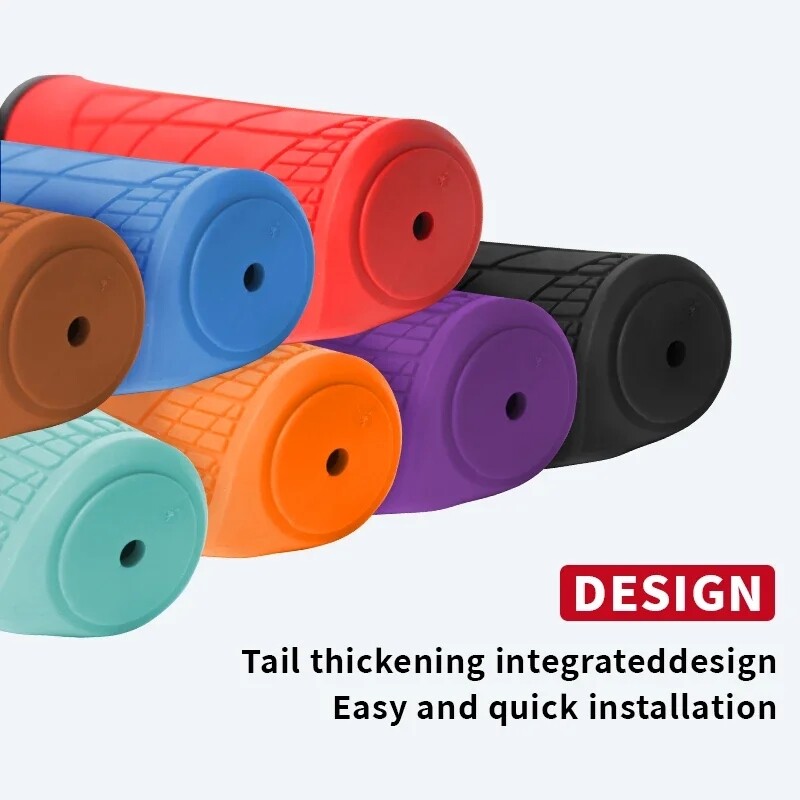 BUCKLOS Handlebar Grip MTB Lock on Silicone Shock Absorption Bike Grips Fit ODI
