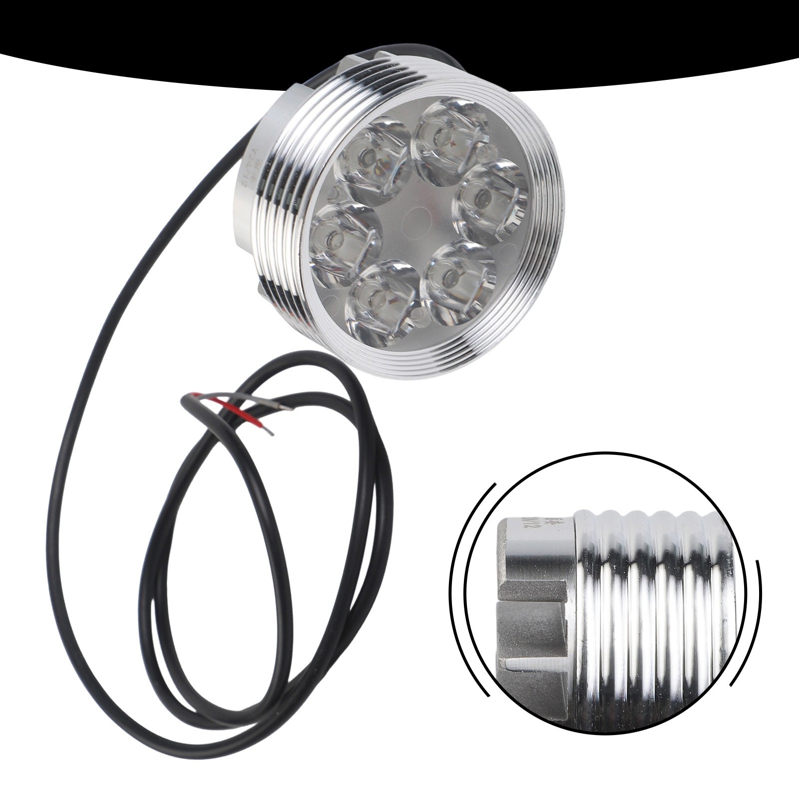 12V-85V E-Bike Headlight Electric Bicycle Lamp LED Front Light 6 Scooter 80cm