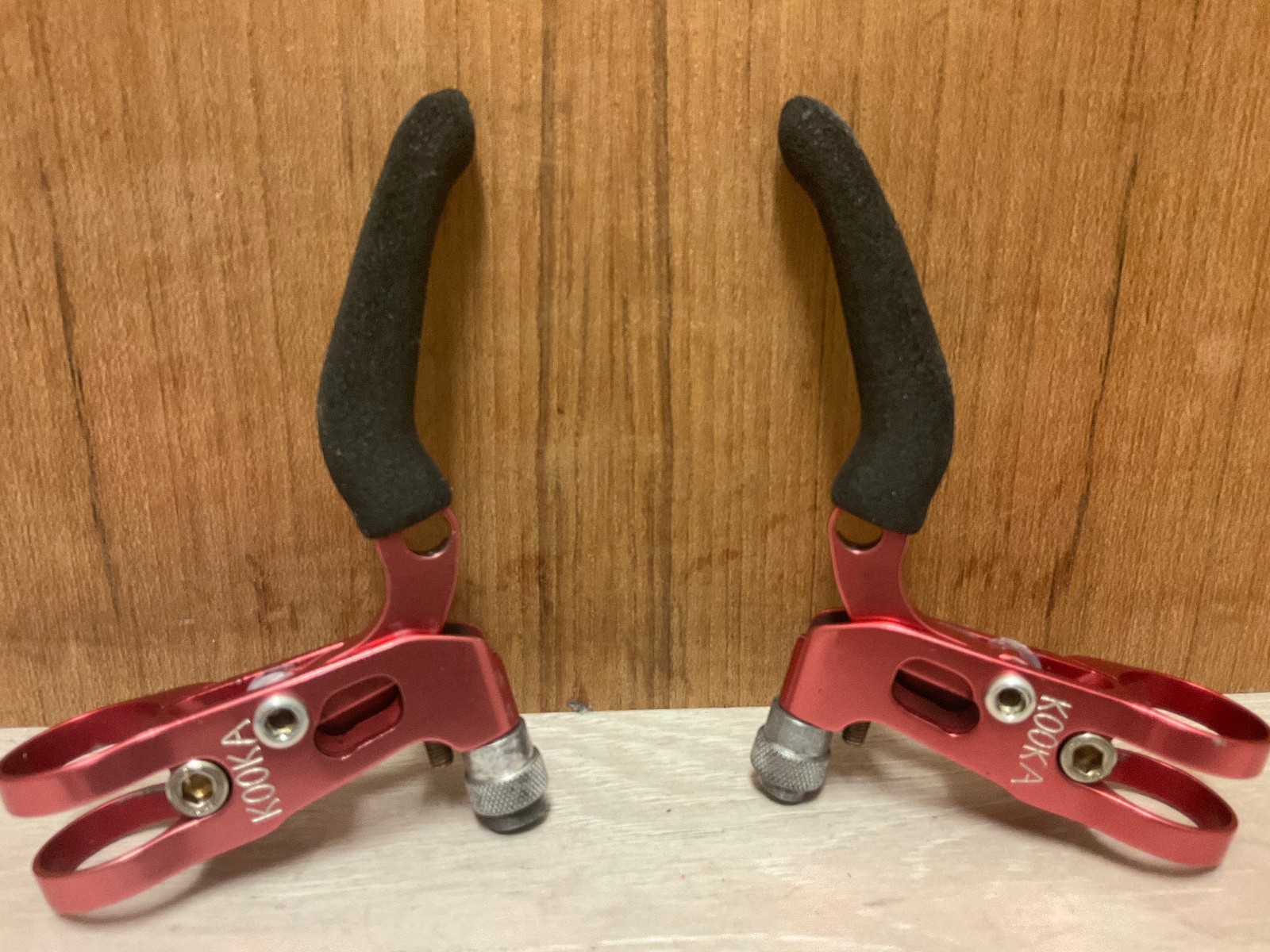 Nice Vintage Kooka Racha Brake Levers MTB Cult Top Low KM CNC Brake Levers Red