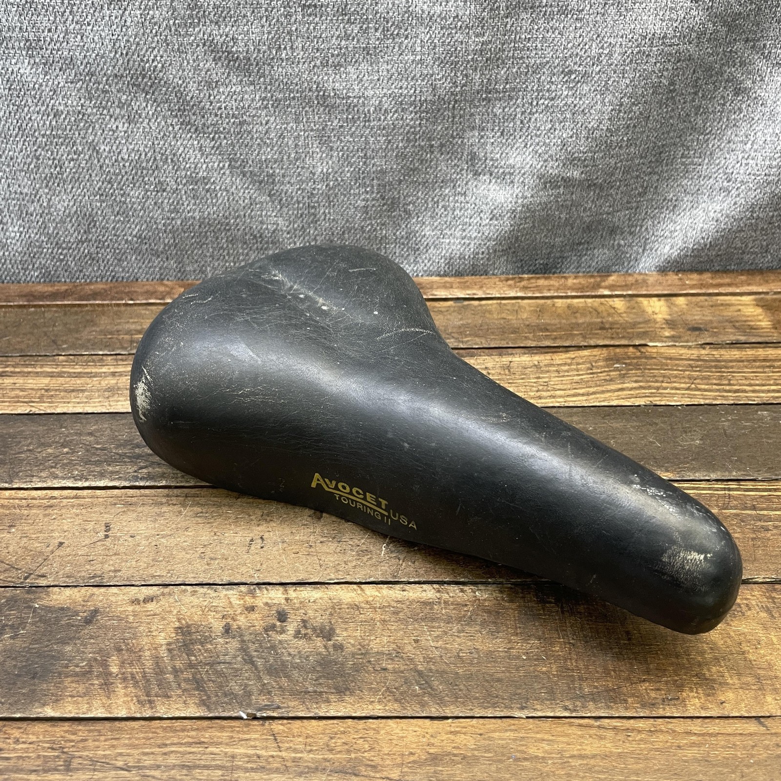 Vintage Avocet Touring II Seat Saddle Black Comfort Road Tour ATB Bike USA 390g