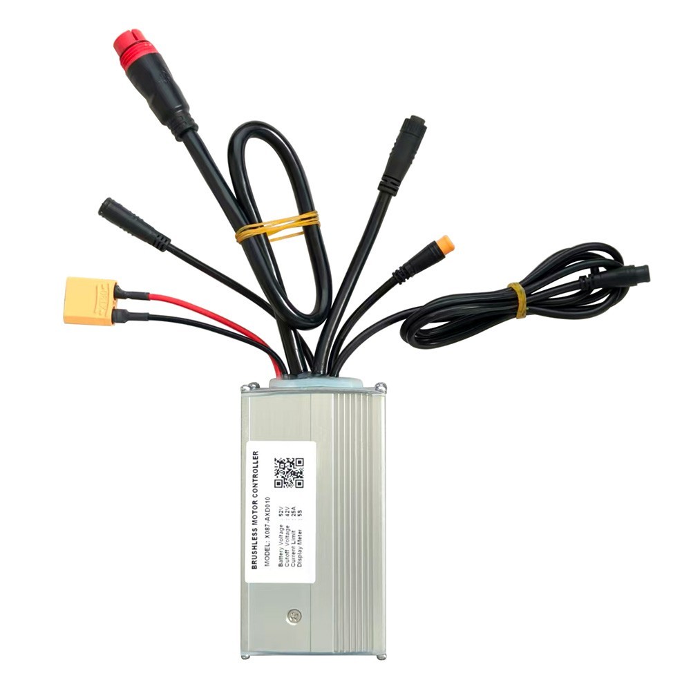 Brushless Motor Controller X087-AXD010 52V 25A EBike Conversion Kit For Meter 5S