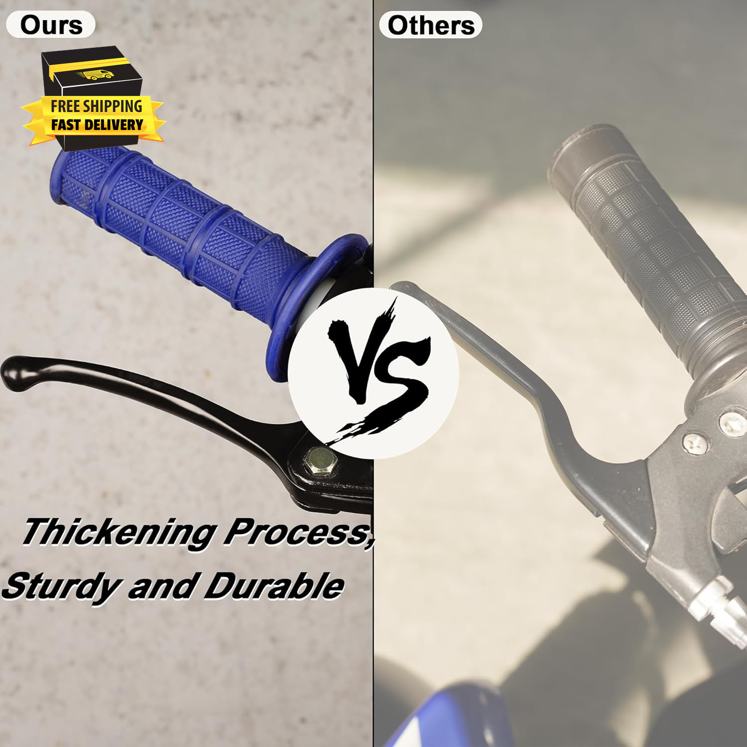 Right Disc Dirt Bike Brake Lever – Universal Motorcycle Brake Lever Handle – Com