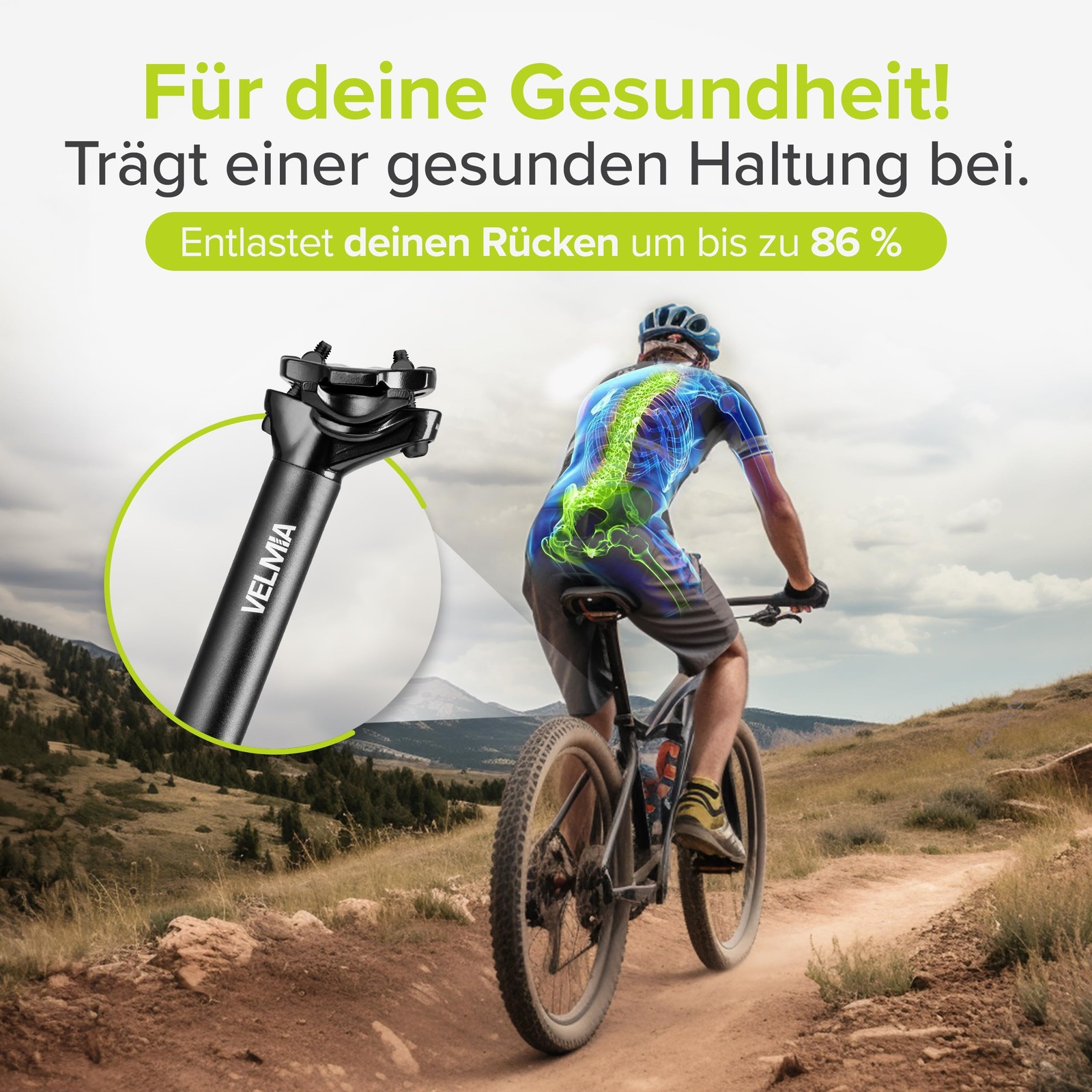 Sattelstütze 27.231.6mm Einfache Montage & Höhenverstellung Stange für Fahr…