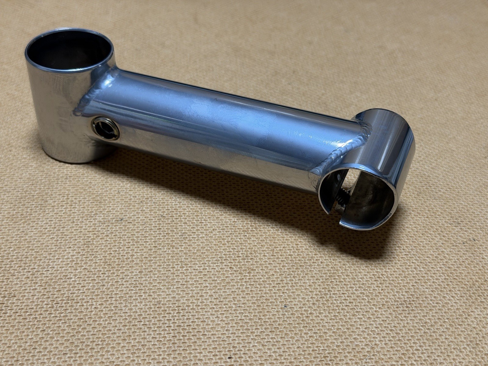 Vintage 1990s Steel Threadless Stem – 1 1/4″ Steerer, 125mm, 25.4mm Clamp