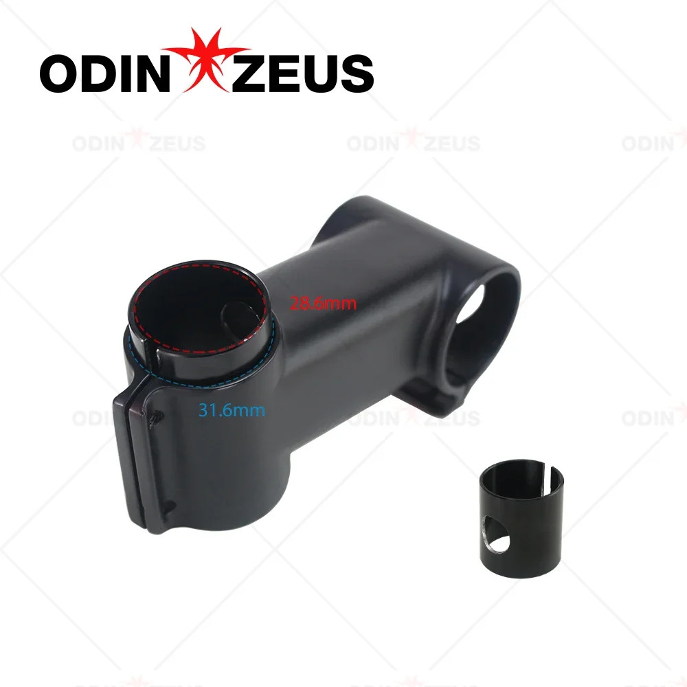 Carbon Bicycle Stem Riser 60-120mm, 6/17 Degree 31.8mm Diameter, Computer Stand