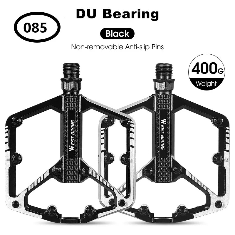 Bicycle Pedal DU/ 3 Bearing Sealed Mountain Road Bike Widened Pedals Anti-slip