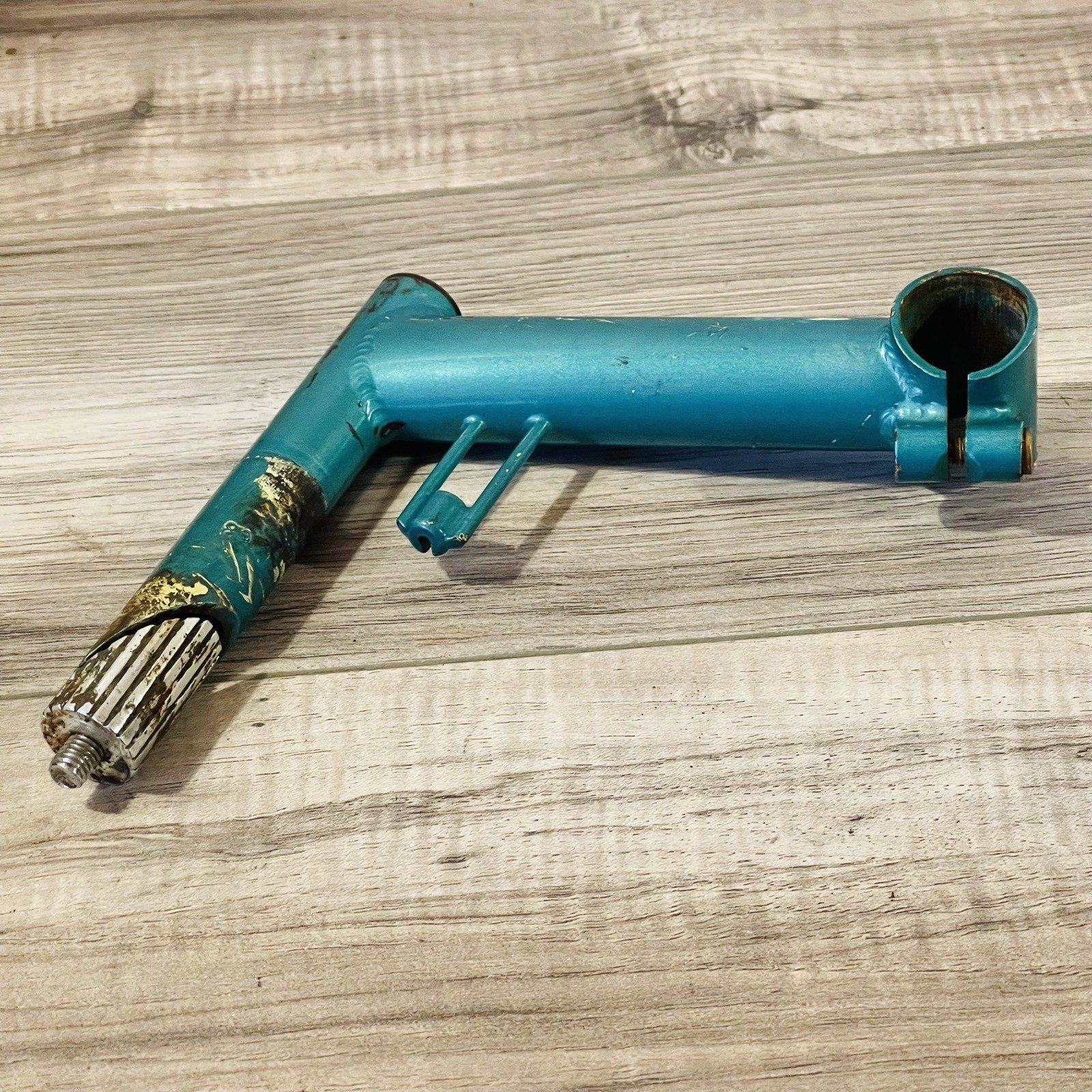 1989 Ritchey Force Quill MTB Stem 125 15 Degree 25.4 Cable Guide Hanger Teal