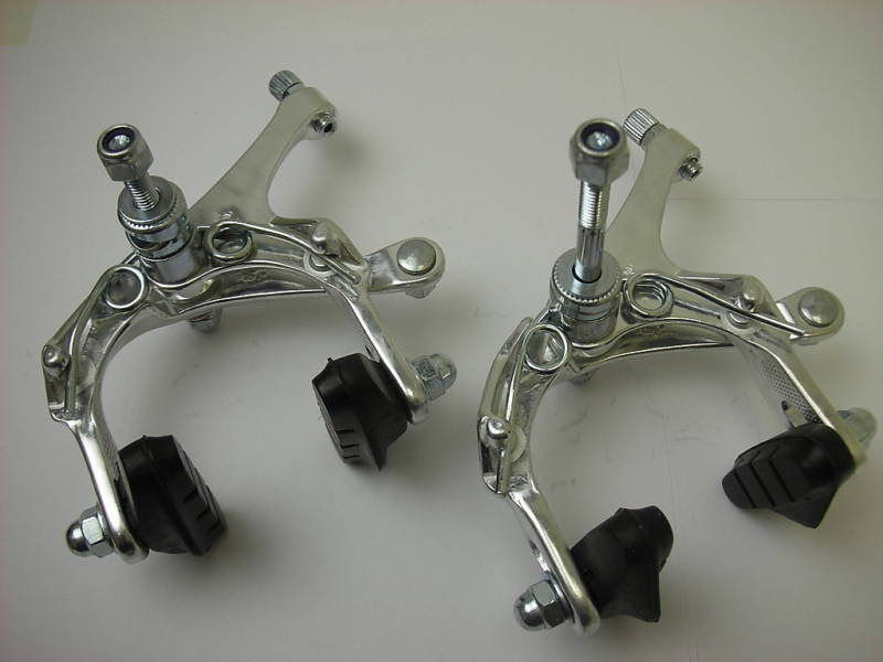 1 PAIR 700C ROAD BIKE BICYCLE ALUMINUM SIDE PULL CALIPER BRAKE FRONT + REAR