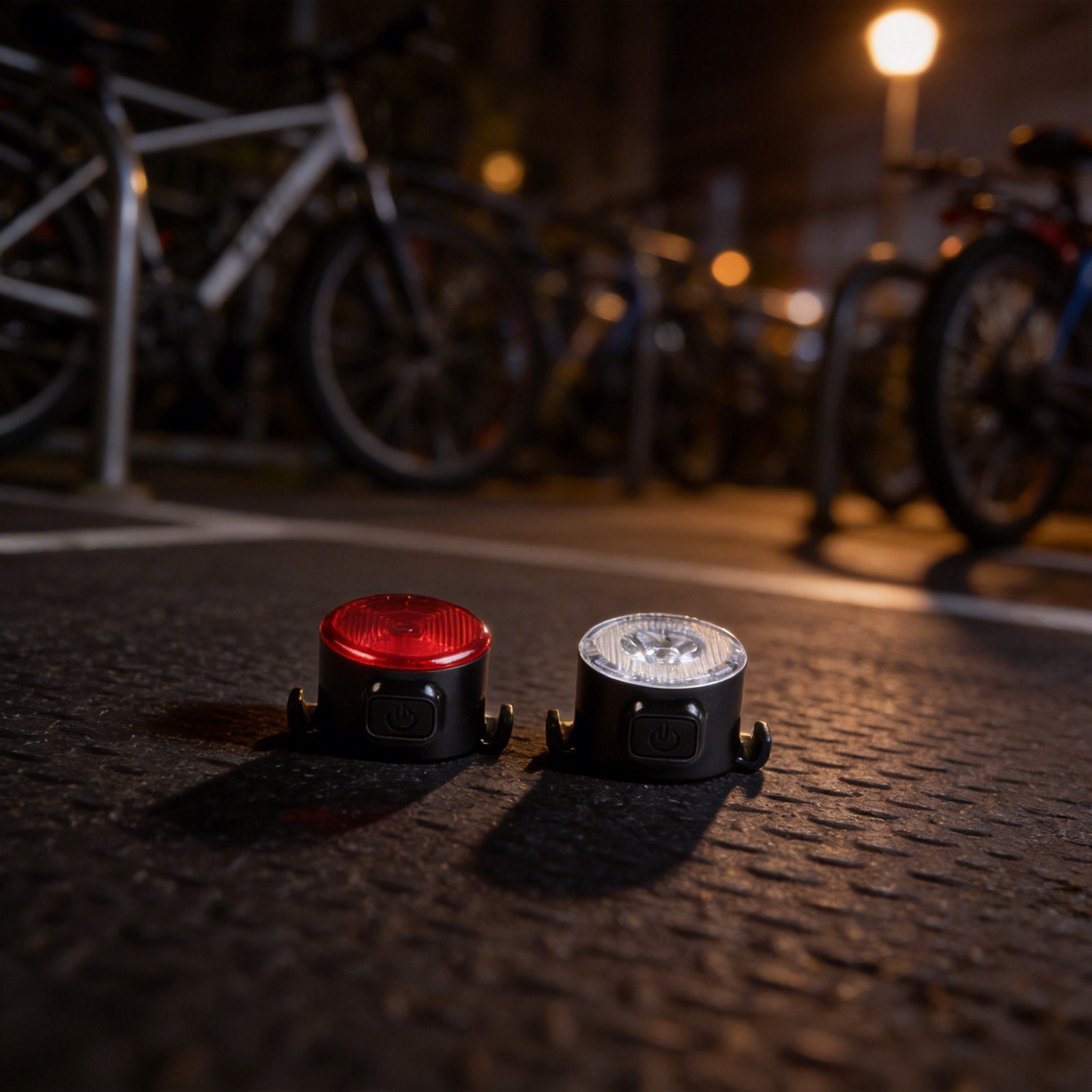 Waterproof LED Bike Lights Set USB Rechargeable Front and Rear Safety Lighting