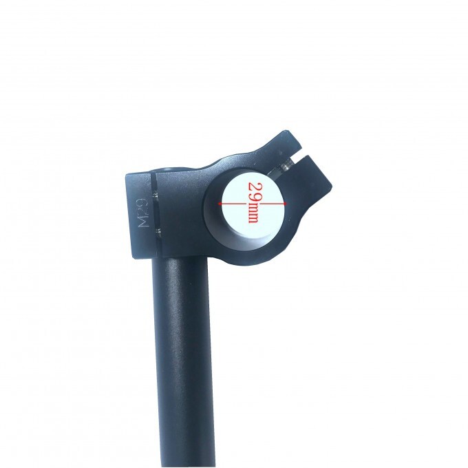 CDHPOWER Black CNC Handle Bar 29mm for Suspension Fork-Mountain Bike Handlebars