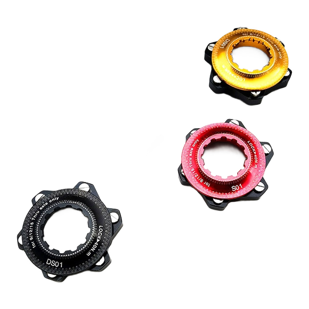 Center Lock Hub to 6 Bolt Adapter for Road and For Mountain Bike 9/12mm