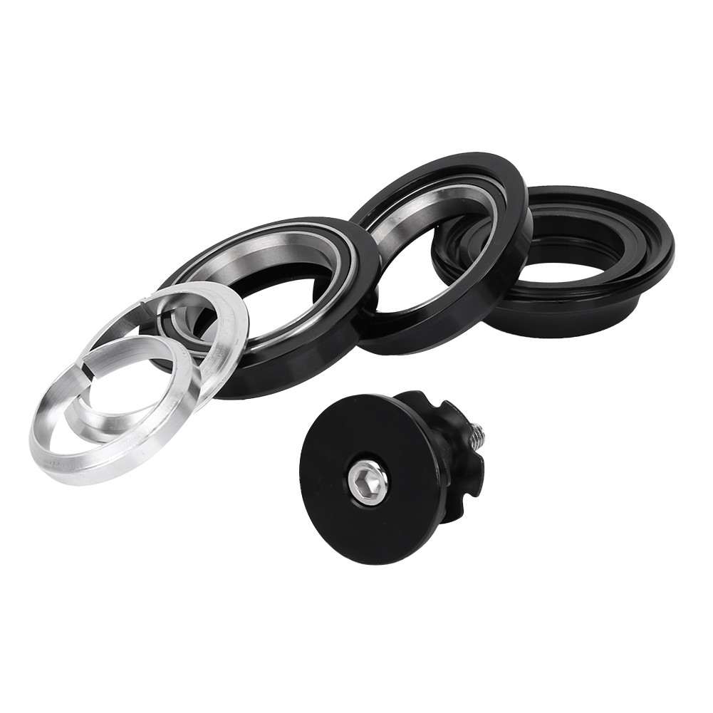 1 Pack Aluminum Alloy Bike Head Bowl Black For Front Fork 28.6mm