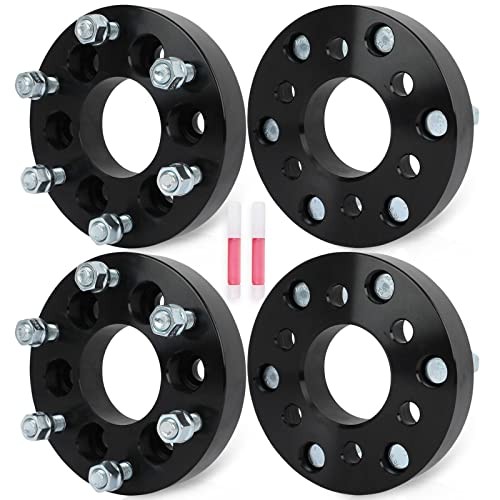 4PCS 6×4.5 to 6×5.5 Wheel Adapters 1.25in 6 Lug for 1991-2004 for Dodge