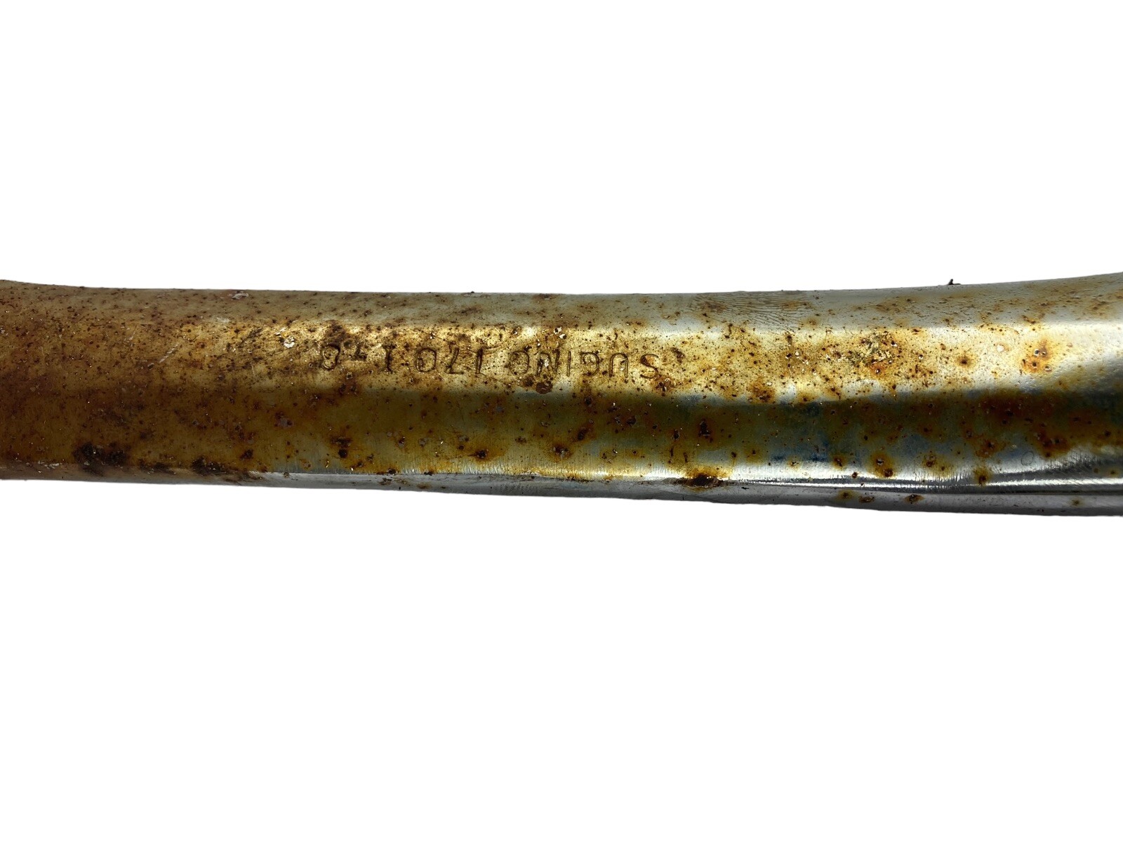 Sugino 170 Vintage Chrom Kurbelsatz 1-fach Schrauben Staubkappen Hollandrad