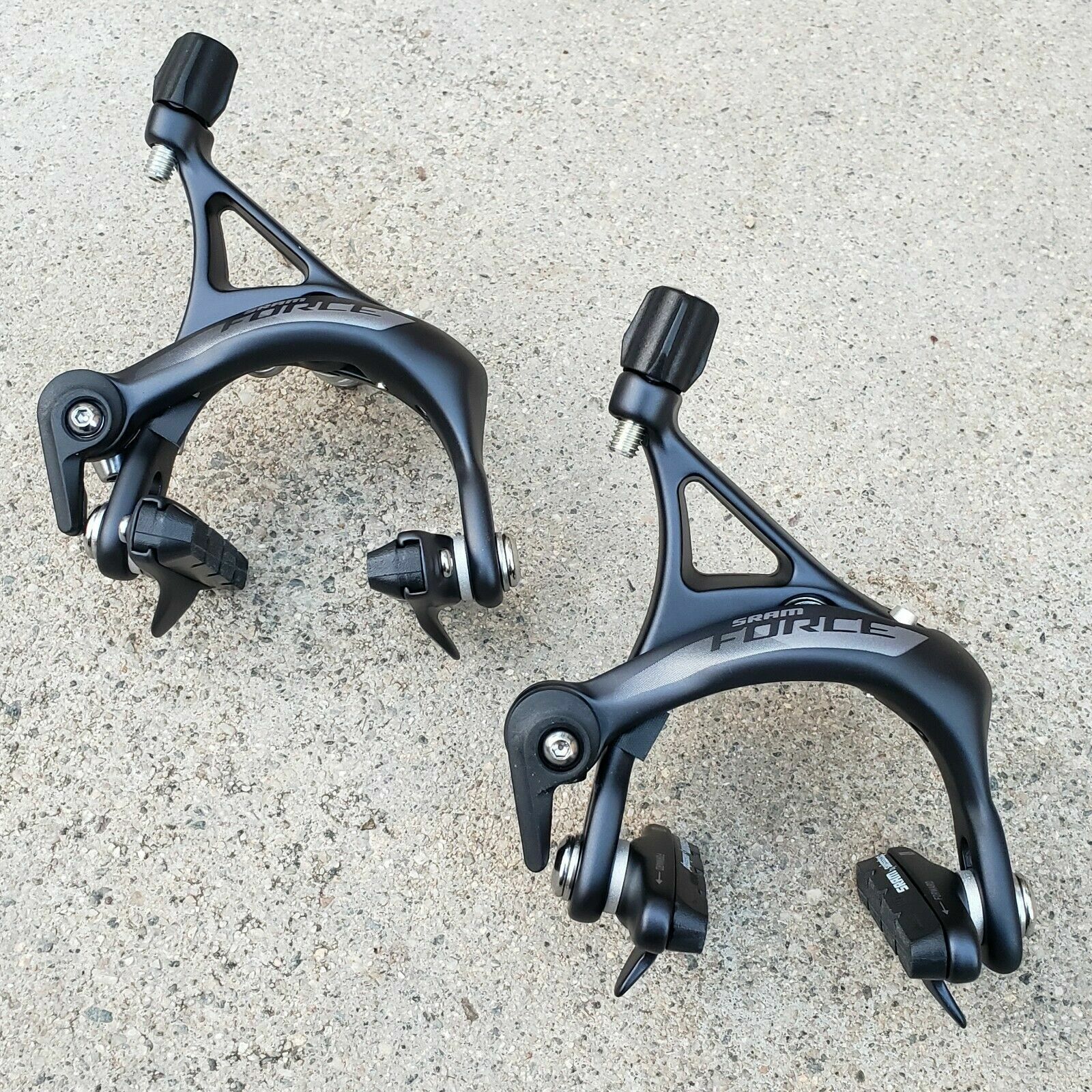 SRAM FORCE AXS Brake Calipers Front Or Rear Gray Rim Road Bike Brakes