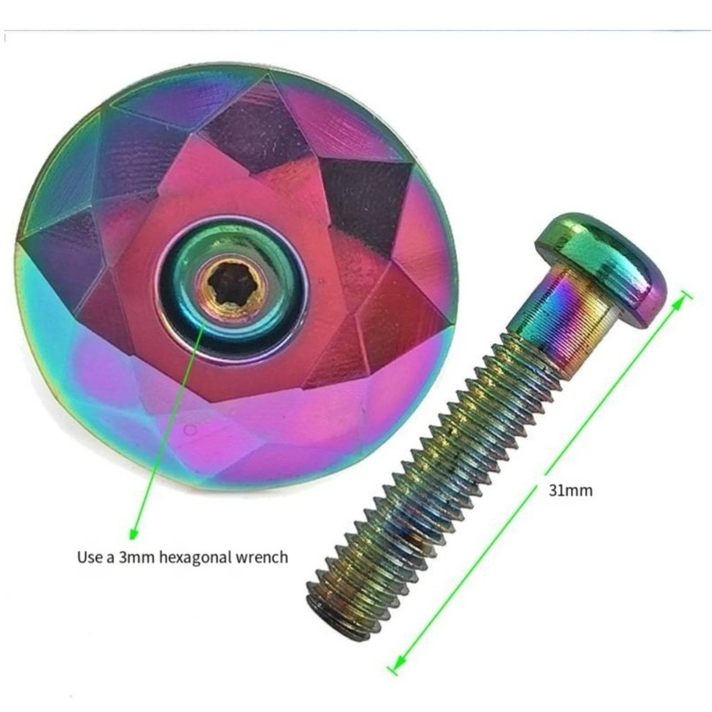 Aluminum Alloy Bowl Set Cover Headset Cap for 28.6mm Fork Applications