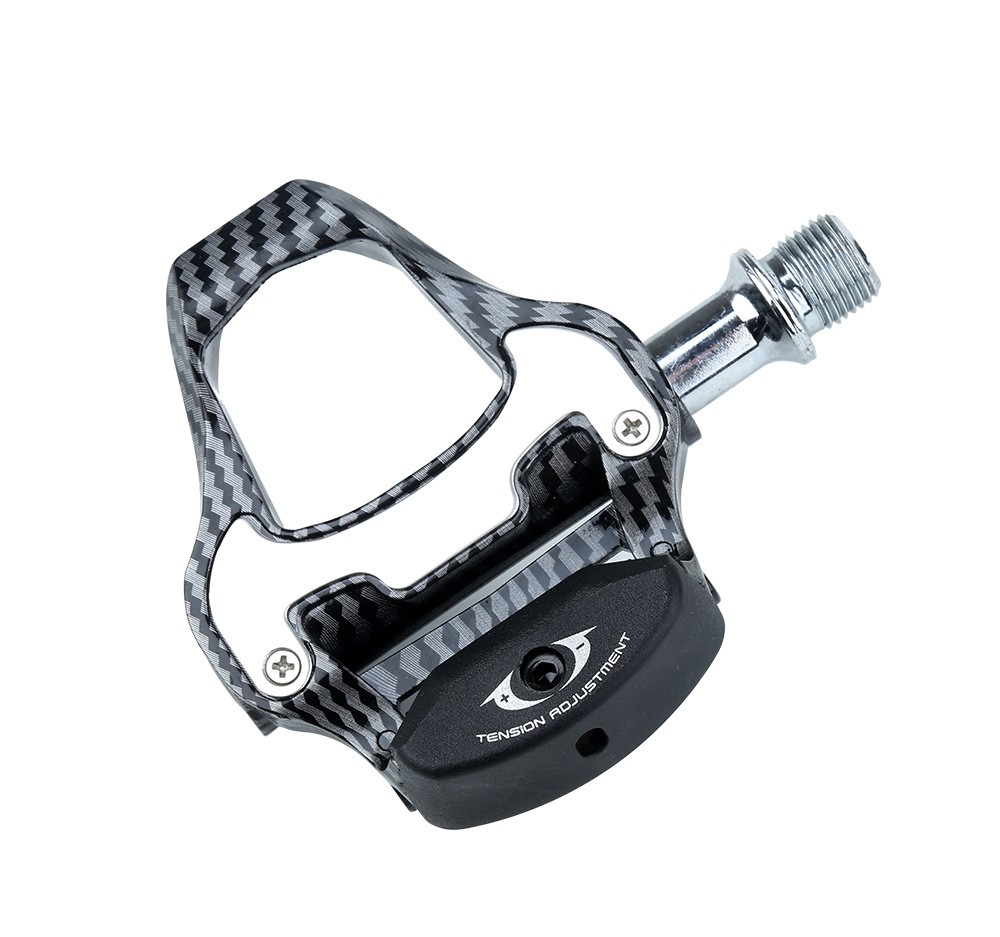 Bike Pedal Carbon Fiber Ultra Light Bearings Pedal For SPD Keo Self-Locking Peda