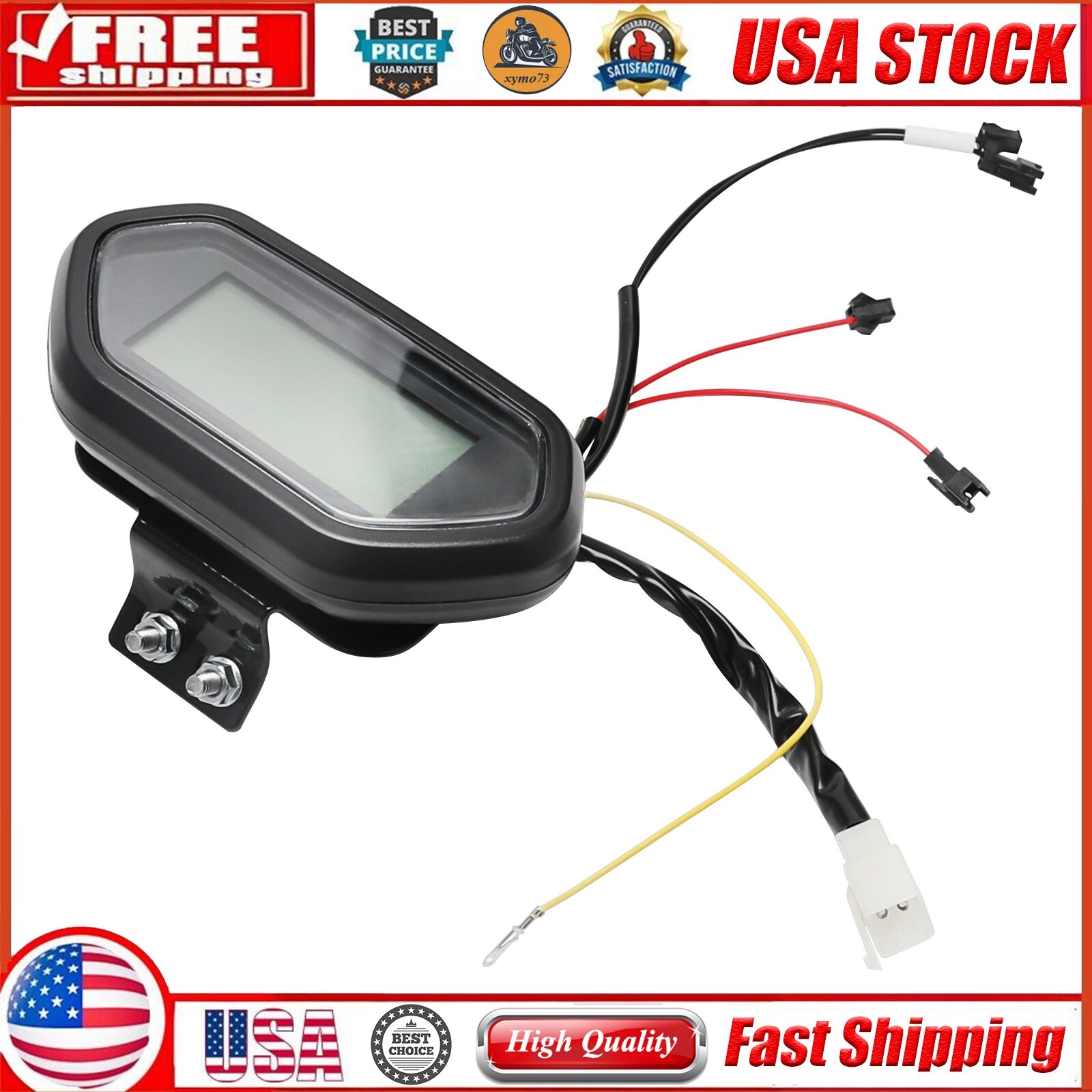 48V 60V 72V LCD Display Meter Power Indicator For Electric Bike Go Kart Bicycle