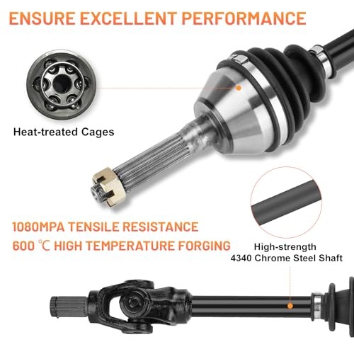 Front CV Axle Shaft for Polaris Sportsman 400 500 1 pcs – front left or right