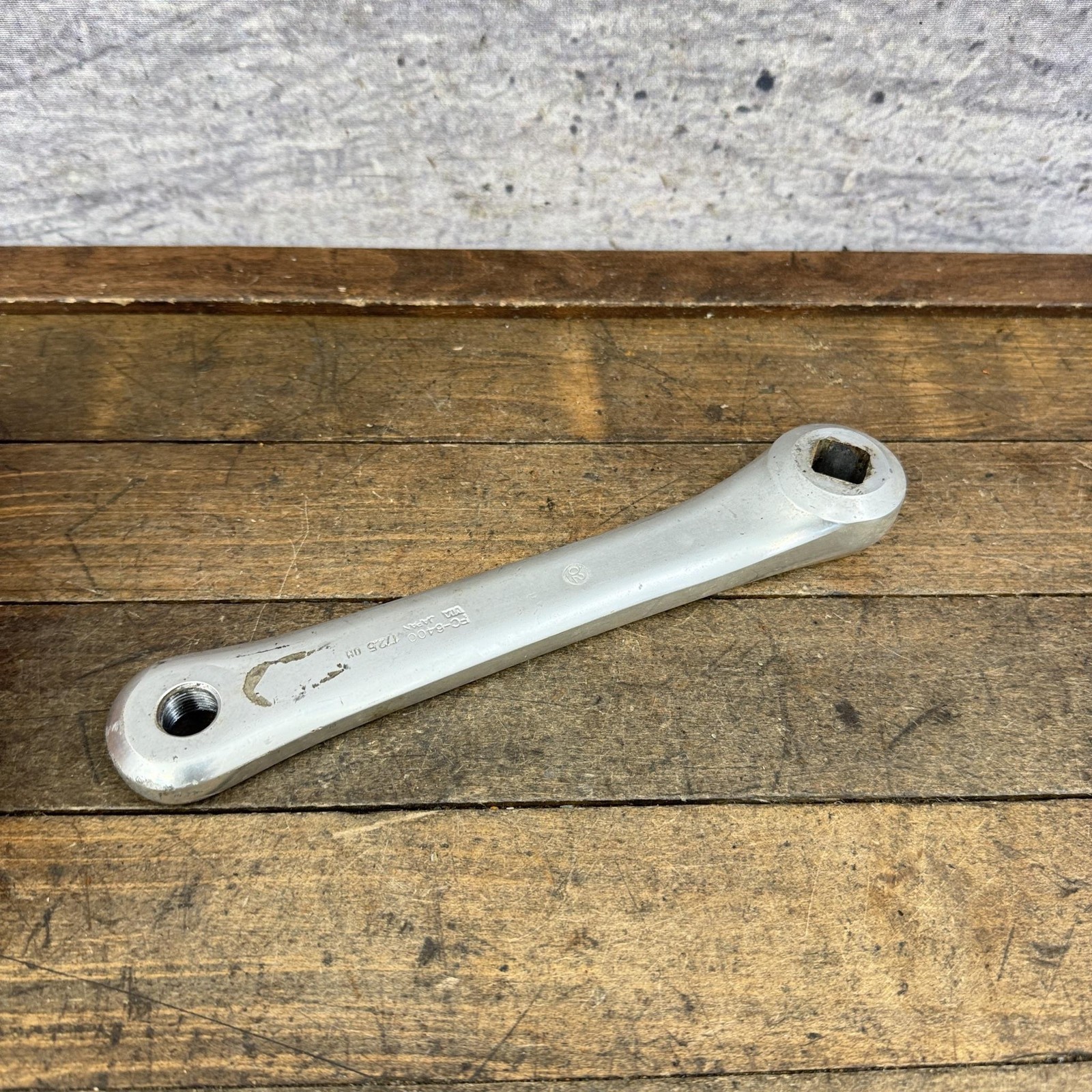 Vintage Shimano 600 Ultegra FC-6400 Crank Arm LEFT 172.5mm Japan Silver Tricolor