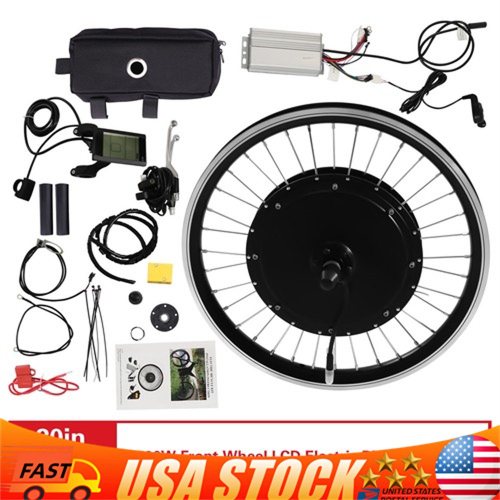 20 Inch Electric Bicycle Front Wheel Hub Motor E-bike Conversion Kit 500W 340RPM