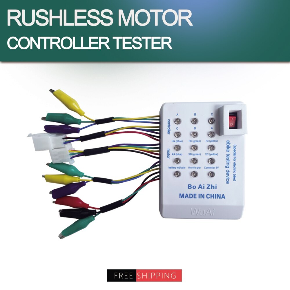 224-72V E-Bike Brushless Motor Controller Tester for Parts of Ebike Easy To Use