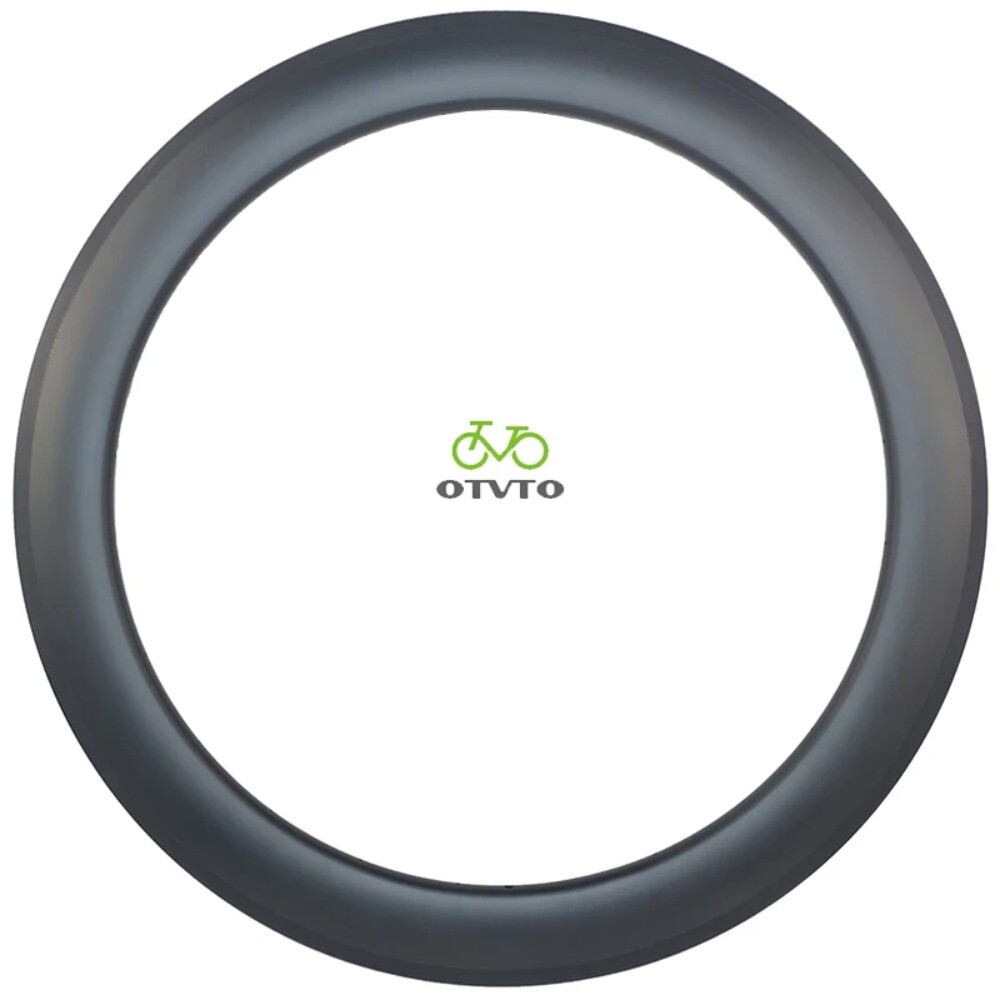 1 Pcs Road Bike Carbon Rim 26mm Wide Tubeless Clincher 30-50mm Depth 700c