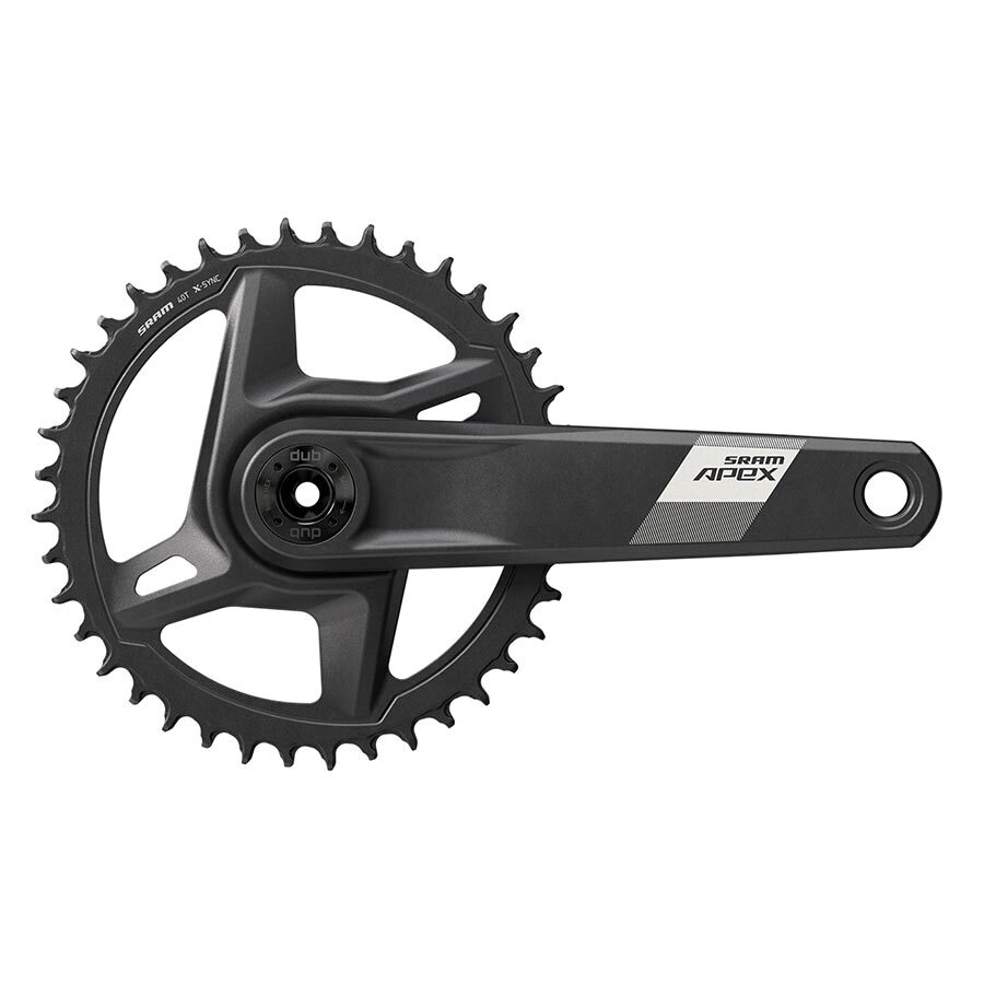 SRAM Apex D1 Crankset Speed: 12, Spindle: 28.99mm, BCD: Direct Mount, 42, DUB,