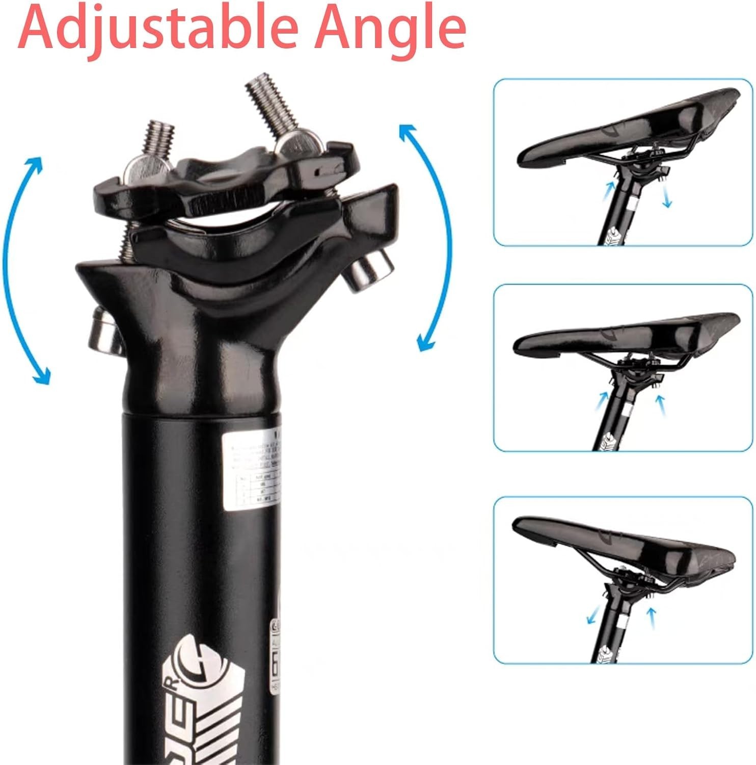 Lunde 6061 Alloy Bike Seat Post 30.9mm x 400mm – New
