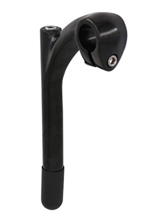 Bike Quill Stem Aluminum Quill Stem for 25.4mm Bicycle Handlebar, Black