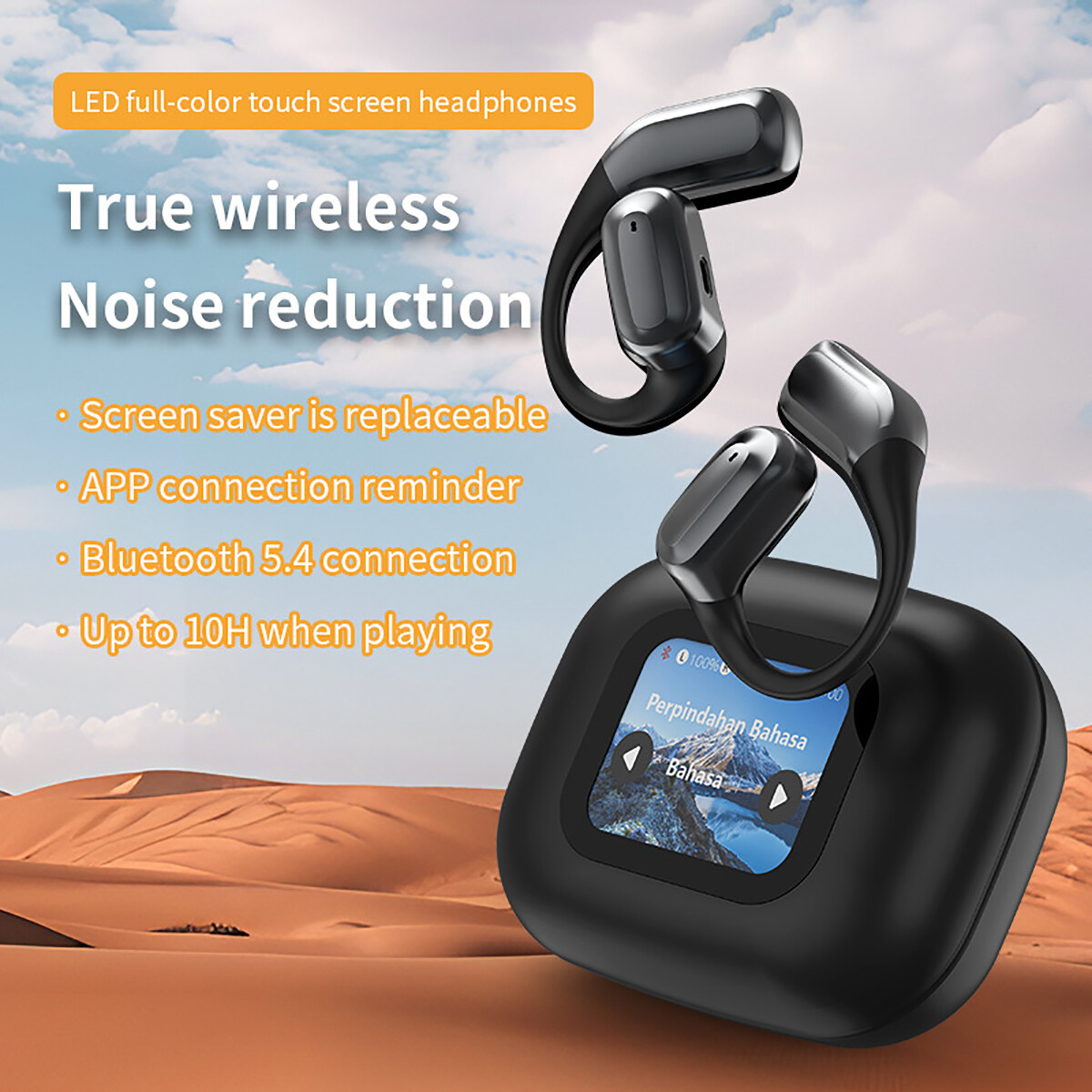 Bluetooth AI Translator Earbuds 135 Languages Real Time Translation Earphones