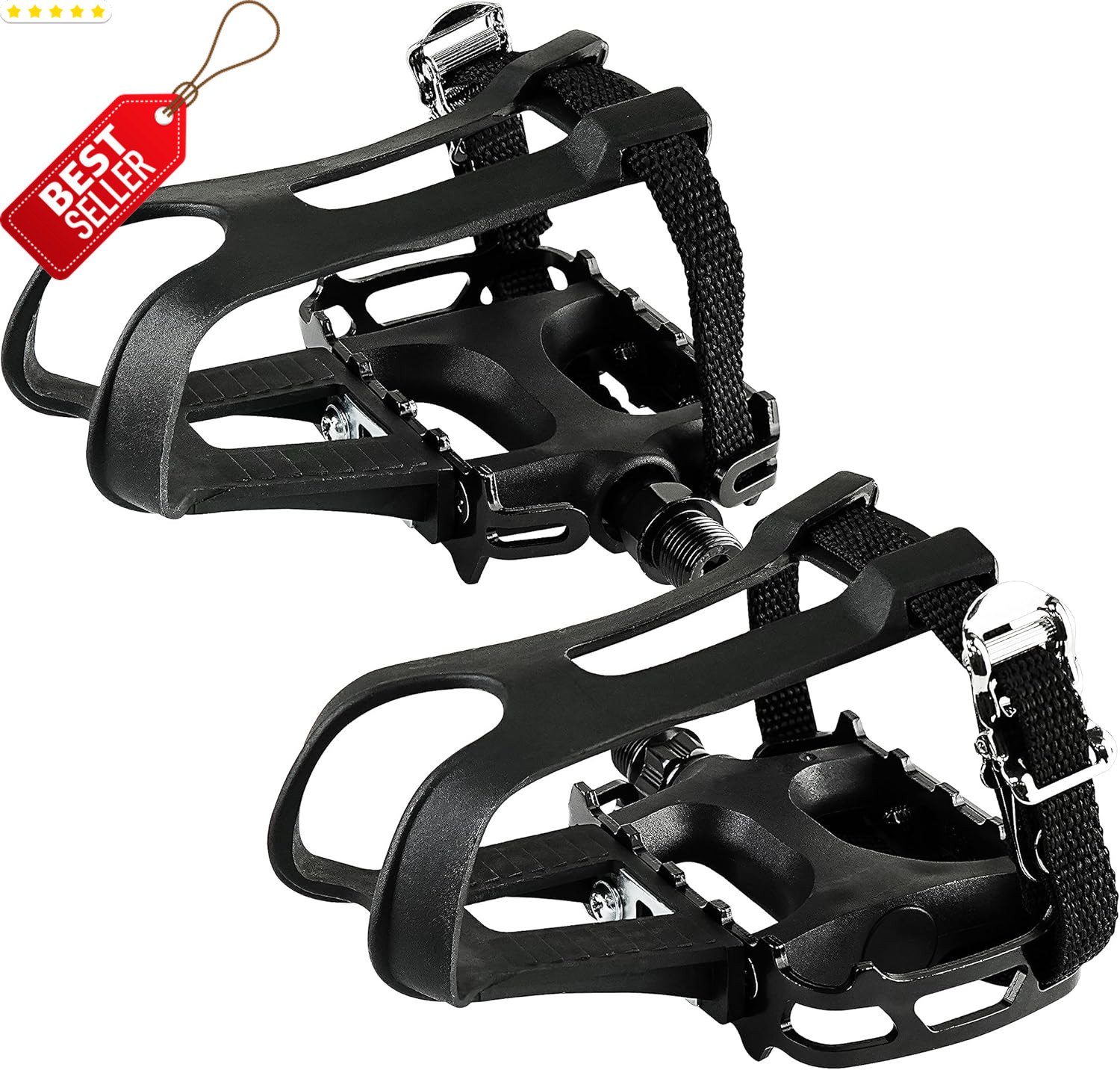 Universal Bike Pedals 9/16″ Non-Slip Lightweight Fit MTB & Adult Bicycles US