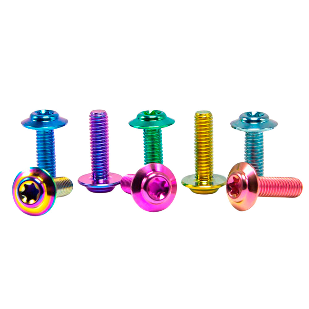 Titanium ScrewM5 M6x15 20 25 30mm Ti Bolt D14 umbrella head motorcycle fastener