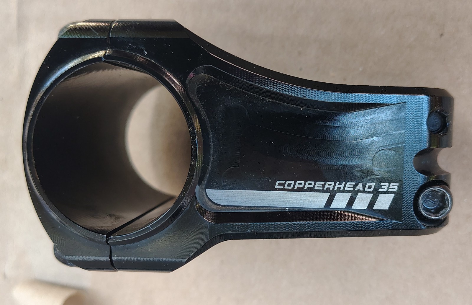 Diety Copperhead Mountain Bike Stem Black 35mm Clamp 50mm Reach Used