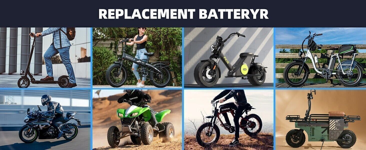 52V 30Ah Ebike Battery for 200W-2600W Electric Scooter Motorcycle Motor Bike BMS
